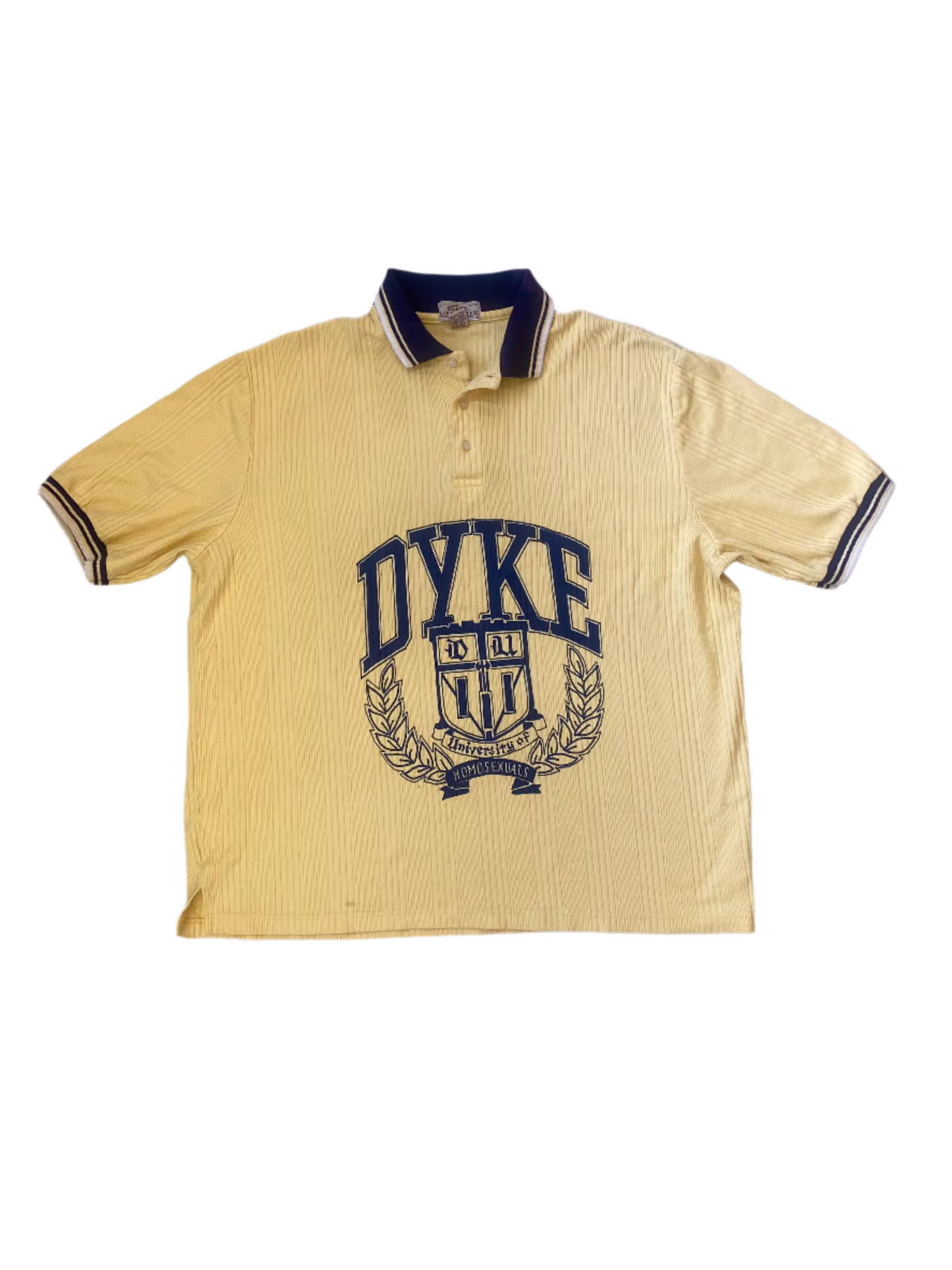 DYKE U polo yellow XL